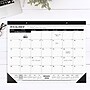 2026 AT-A-GLANCE 21.75" x 17" Monthly Desk Pad Calendar, White/Black (SK24-00-26)~#|#~02AE2C19-93CC-4317-9583BF385CDA60D3_sc7