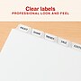 Staples Print & Apply Label Dividers, 12 Tabs, White, 5 Sets (ST63055) ~#|#~02B2CF59-F873-4F3B-8023821FDF679A83_sc7