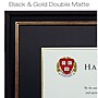 Excello Global Products 11" x 14" Composite Wood Photo/Document Frame, Black/Gold/Red (EGP-HD-0383)~#|#~02B3A9FF-17E2-458E-A2D69EC0F031C90E_sc7