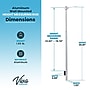 Viva Comfort Wall Mountable Stadiometer Height Measuring Rod, White (ADIME907-02-MK)~#|#~02BC40C7-1792-4BCB-A9DB1E5EB50F66A2_sc7