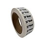 Nahanco 33" Waist Plastic Size Marker, Clear/Black/White, 250/Roll (DSM-475)~#|#~02BFF689-9AFB-44B9-A9CA85AA791EFDB5_sc7