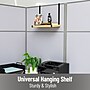 Mind Reader Hanging Desk Shelf, Brown (HOOKSHELF-BRN)~#|#~02C0F780-07BE-4680-9E2D48F5710DF7E0_sc7