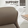 Elle Decor Rivendell AIR Lumbar Ergonomic Faux Leather Swivel Executive Chair, Mocha Brown (60124-MBRN)~#|#~02C4010D-5D63-43C7-BBEDAA553447333C_sc7