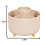 Staples 5-Compartment Rotating Plastic Desk Organizer, Warm White (ST63868)~#|#~02CAFF79-8D02-4EA7-89807793C0EFDE3B_sc7