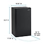 Avanti Interior Lighting Refrigerator, 3.2 Cu. Ft, Black (RM3316B)~#|#~02CCF545-AFD8-4BA5-86C743566EBD183B_sc7