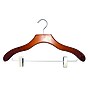 Nahanco 17" Wood Contemporary Coordinate Hanger, Cherry, 100/Pack (2007-22C)~#|#~02CF31B7-AE8D-4570-8688C16ADA2A5597_sc7