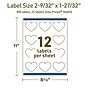 Avery Dissolvable Decorative Edge Multipurpose Labels, 2-9/32" x 1-27/32", Off-white, 300/Pack (94603)~#|#~02CF55AE-73A7-4831-BDF18738434BEF09_sc7