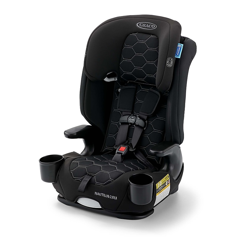 Graco Nautilus 2.0 InRight LATCH 3-in-1 Harness Booster Car Seat, Hex (2216096) image 1