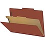 Medical Arts Press Pressboard Classification Folder, 1 Divider, 2" Expansion, Legal Size, Red, 10/Box (DV-T52-14-3RED)~#|#~02D239DD-0263-4434-B2D0E5170D5A9C98_sc7