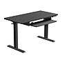 Huanuo 48"W Electric Rectangular Adjustable Standing Desk with Keyboard Tray, Black (HNESD71B)~#|#~02D4262B-D6B7-4FF8-A253B6359D366608_sc7