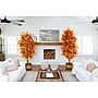 Nearly Natural 8' Autumn Ficus Artificial Fall Tree (T4767)~#|#~02D44129-4AE6-4234-AA2CA79CE80CDF8A_sc7