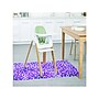 Deflect-O FashionMat Purple Rain Hard Floor Chair Mat, 35" x 40", Low-Pile, Purple/White (CM3540PR)~#|#~02D4D286-18D3-4E37-83787926427F4E5A_sc7