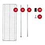 Alera 6-Shelf Commercial Wire Shelving Kit, 72"H x 48"W x 18"D, Silver (ALESW664818SR)~#|#~02D6B64B-0B56-42CA-A277783FEE86F102_sc7