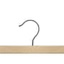 Nahanco 14" Wood Skirt/Slack Hanger With Clips, Natural, 100/Pack (21014RC)~#|#~02D6F112-99E4-47ED-A51C77360980EDC9_sc7
