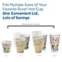 Dixie Reclosable Polypropylene Hot Cup Lid, 10/12/16/20 oz. Cup, White, 1000/Carton (DSL9542)~#|#~02D8A637-69D5-43A5-A195BF862B87C285_sc7