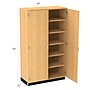 Diversified Woodcrafts 84" Storage Cabinet with 6-Shelves, Oak (353-4822K)~#|#~02E2364A-5238-472A-917668B38A801141_sc7