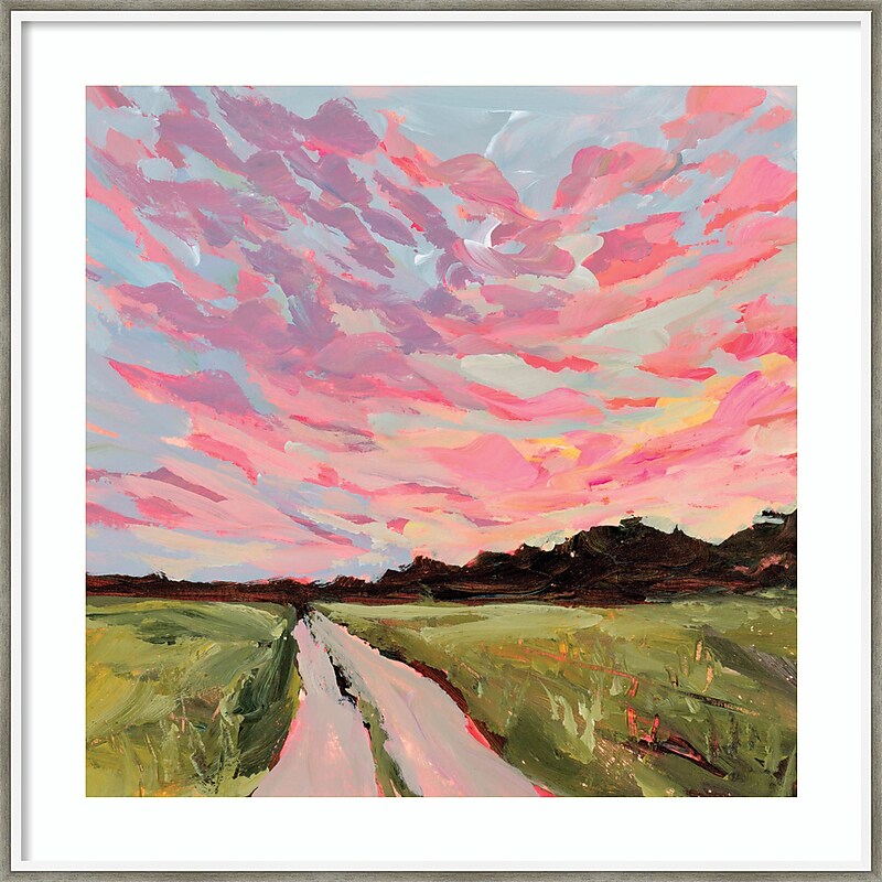 Amanti Art Oklahoma by Emily Kenney Wood Framed Wall Art Print, 33" x 33" (A42677158487) image 1