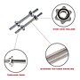 Standard 14” Threaded Chrome Dumbbell Bar Set with Star-Lock Collars (SF-SB01-14)~#|#~02E7719C-9277-493D-9D1E0BA2C42D8E6A_sc7