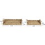 Household Essentials Handwoven Seagrass Rectangular Tray Set with Wood Handles, Natural, 2/Set (HE1181)~#|#~02EA9A44-4922-48D2-93D52299275706A2_sc7
