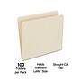 Staples 30% Recycled File Folders, Single Tab, Letter Size, Manila, 100/Box (ST56676-CC)~#|#~02EB6D93-D954-4399-AFDB0E565BDB52EC_sc7