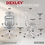 Staples Dexley Ergonomic Mesh Swivel Task Chair, Gray (UN61365)~#|#~02ECEF52-ACE6-4479-BE34A1BE96E4EAC1_sc7