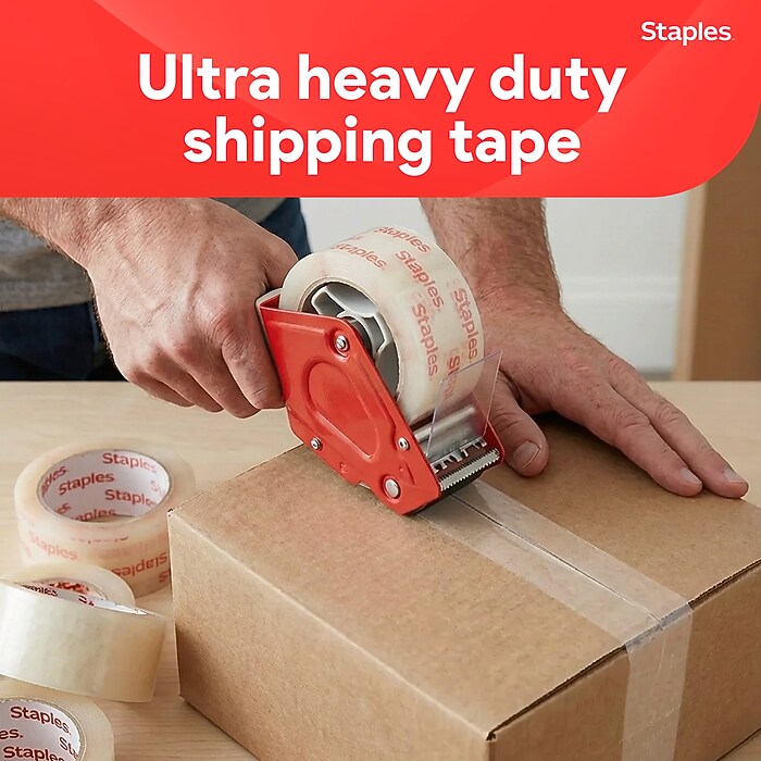Staples Ultra Heavy‑Duty Packing Tape, 1.88