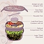 bentgo All-in-One Salad Container, 5-Compartment, Bouquet, 61 oz. (BGLSLPT-FLBQ)~#|#~02F09E98-6703-49FA-905F7BFBE801D434_sc7