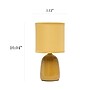 Simple Designs Table Lamp, Mustard Yellow (LT1134-MST)~#|#~02FD35E0-6BDA-4580-ACEAE1C359D63227_sc7