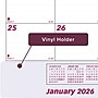 2026 Brownline Classic 22" x 17" Monthly Desk Pad Calendar, Burgundy/White (C1731V)~#|#~03013093-2AE2-4911-BE5CB45E9E0A0ADA_sc7