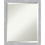 Amanti Art Grace Brushed Nickel Narrow Frame Wall Mirror, 22" x 18" (A42675343057)~#|#~0315F540-3DDE-4C66-BF95928281C26238_sc7
