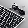 Satechi Slim X1 Wireless Keyboard for Apple MacOS, USB-C, Silver (ST-BTSX1S)~#|#~03162419-BD33-4A15-B2811AE9162A2E41_sc7