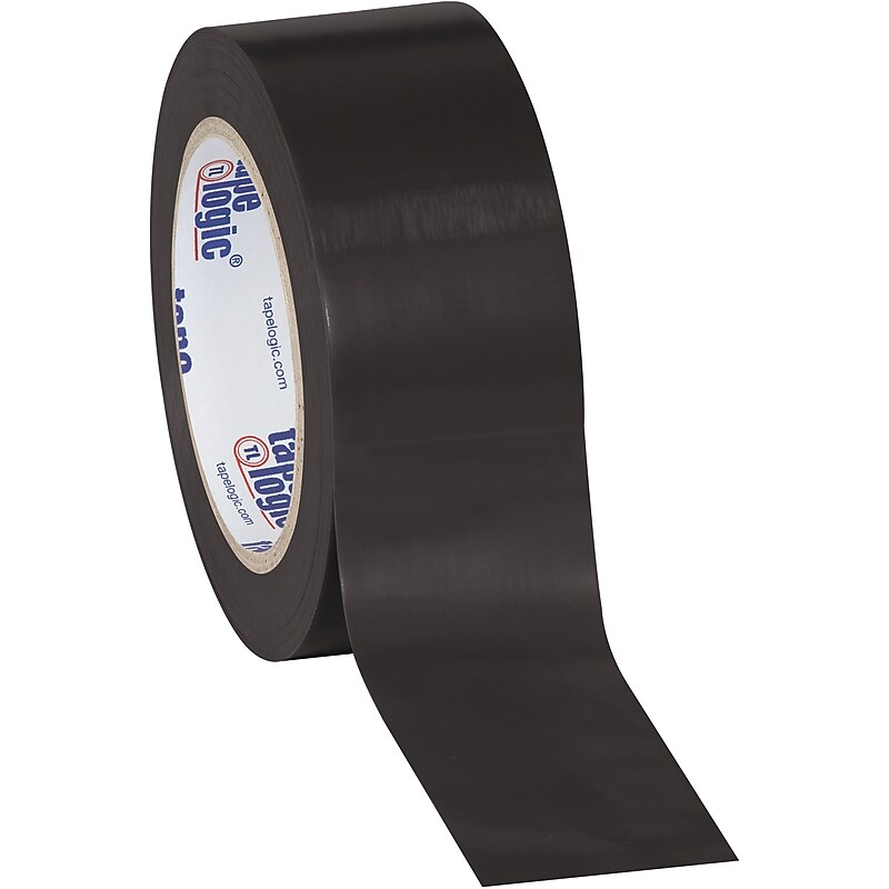 Tape Logic Safety Tape, 2" x 36 yds., Black, 24/Carton (T9236BL) image 1