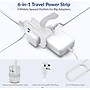 Uncaged Ergonomics 3-Outlet 3-USB Port Power Strip, 3', White (TC-w)~#|#~0317041B-84EA-4583-AE6EBC55C4544688_sc7