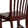 Flash Furniture Hercules Traditional Wood School House Back Restaurant Dining Chair, Mahogany (XUDGW0006MAH)~#|#~0318508E-5D6E-464D-BF833AF30DB22ACA_sc7