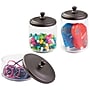 iDESIGN Glass Desk Organizers, Clear/Bronze, 3 Piece (28318M3)~#|#~031D1FED-375A-4EA5-858448639BD2EABC_sc7