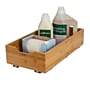 Household Essentials Glidez Bamboo and Steel Pull-Out/Slide-Out Storage Organizer for Under Cabinet Use 1-Tier, Natural (HE1086)~#|#~03210ED9-2609-46B3-89FCD21DE7EDE014_sc7
