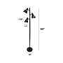Creekwood Home Essentix 64" Metal Floor Lamp with Cone Shades (CWF-3002-BK)~#|#~032A0093-E4C3-420E-A410FC3BCEA1B490_sc7