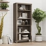 Bush Furniture Somerset 65.2"H 5-Shelf Bookcase with Adjustable Shelves, Ash Gray Laminated Wood (WC81665)~#|#~032EBB43-1C01-401B-BDFFCAAF1A1FB11F_sc7