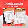 Staples Heavyweight Sheet Protector, 8.5" x 11", Clear, 200/Box (34846)~#|#~032F002F-1836-4084-ACDD337A6D36DA42_sc7