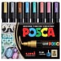 POSCA PC-5M Metallic Water Based Paint Marker, Medium Bullet Tip, Assorted Colors, 8/Set (UBCPC5M8CMETALLIC)~#|#~032F375D-495A-4545-BDB69832BA9FD5F4_sc7
