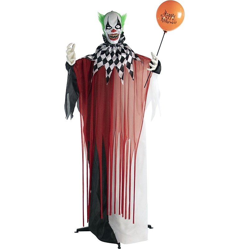 Haunted Hill Farm Life-Size Animatronic Clown (HHCLOWN-7FLSA) image 1