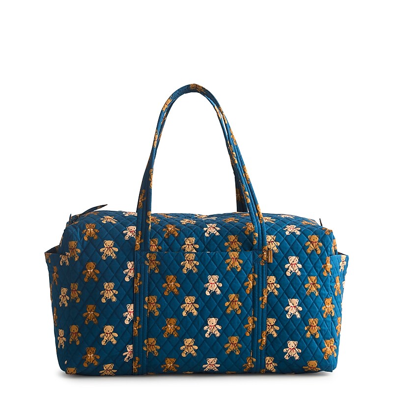 Vera Bradley Large Original 22" Cotton Carry-On Duffel, Bunch of Bears (50120-22956) image 1