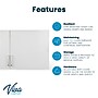 Viva Comfort 36'' H x 48" W Medical Cabinet with Left Sink and 48" W Wall Cabinet, 4 Doors, 2 Drawers, Gray (90248LS-GRY-WAL)~#|#~0339105E-2532-42E3-916ACA6E7D1A7272_sc7