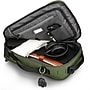 Swissdigital BERG Hybrid Briefcase Laptop Compatible Backpack, Large, Dark Green (SD1649-23)~#|#~033B6708-D710-4995-89194945B5D87BFA_sc7