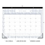 2026-2027 Blue Sky Colina Vert 17" x 22" Academic Monthly Wall Calendar, Black/White (161362)~#|#~033FFC07-82AF-4F1E-8DCD9BD89F107AFC_sc7