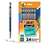 BIC Xtra Precision Mechanical Pencils, 0.5mm, #2 Hard Lead, 24/Pack (MPLMFP241-BLK)~#|#~034062CA-1BA3-4665-85398B54790BDE2D_sc7