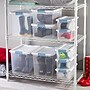 Sterilite 25 Quart Latching Storage Bin with Lid, Plastic, White, 6/Carton (14958006)~#|#~034149C2-62D9-4D29-86AEC5F1A22AFF17_sc7