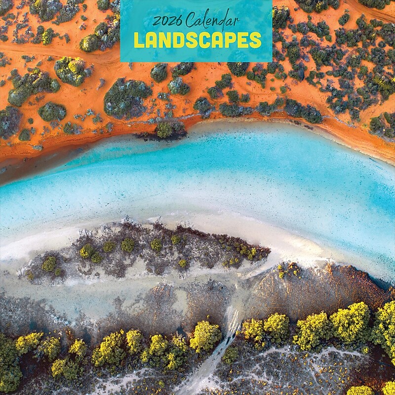 2026 TF Publishing Landscapes 12" x 12" Monthly Wall Calendar, Multi (26-1015) image 1