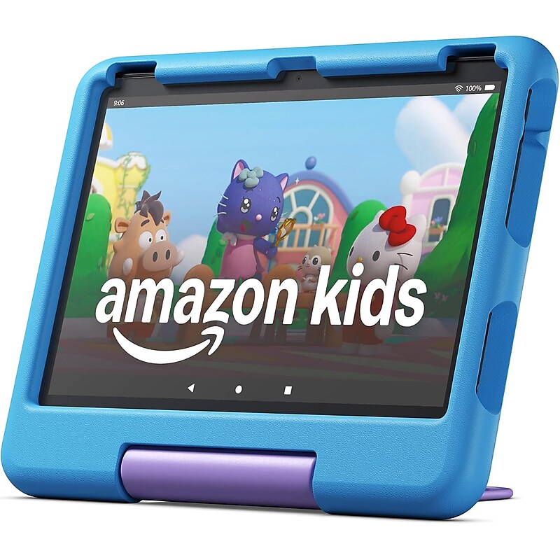 Amazon Fire 10.1" Tablet, WiFi, Fire OS, Blue (53-032430) image 1
