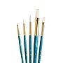 Princeton RealValue Mixed Media Synthetic Taklon Variety Brush Set, Assorted, Blue, 5/Set, 3 Sets/Bundle (PBXPR9174-3)~#|#~034338C3-2846-47DE-A026F8459B0BDE10_sc7